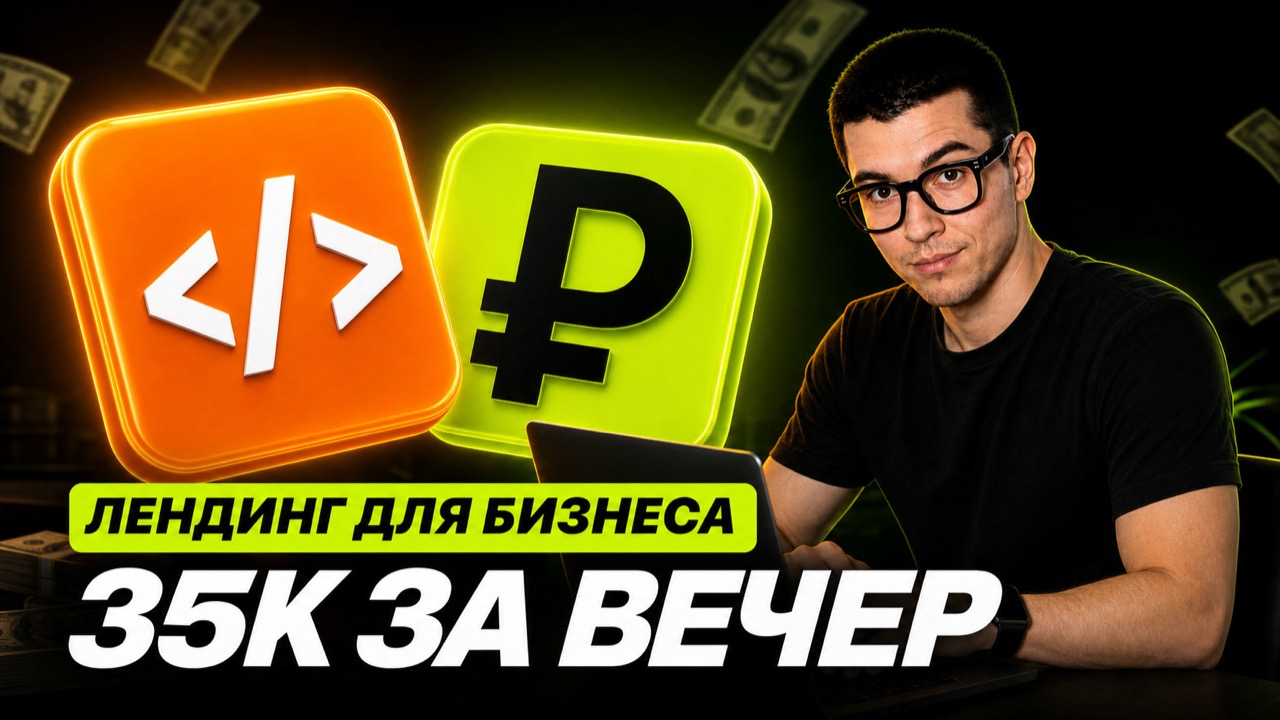 Лендинг с заявками в Telegram